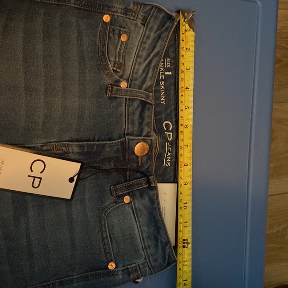 NWT CP Ankle skinny jeans with lace-up legs. Size 1. - Picture 5 of 5